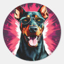 Search for doberman pinscher stickers Animal