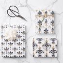 Search for fleur de lis wrapping paper Pattern
