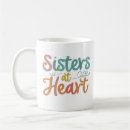 Search for sisters by heart mugs Birthday