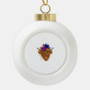 Search for scottish highland cow christmas tree decorations Moo