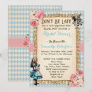 Search for wonderland invitations Pink floral