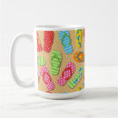 Search for flip flop mugs Colourful
