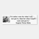 Search for eugene bumper stickers Socialism