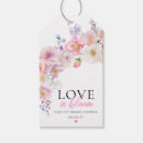 Search for love in bloom gift tags Wildflower