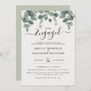 Search for foliage engagement party invitations Calligraphy