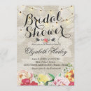 Search for linen bridal shower invitations Floral
