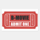 Search for movie ticket stickers Red