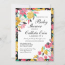 Search for summer baby shower invitations Watercolor floral