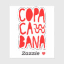 Search for brazil travel stickers Copacabana