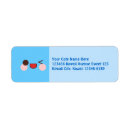 Search for cartoon face return address labels Kawaii