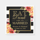 Search for eat drink and be married napkins Rustic