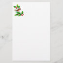 Search for christmas personal stationery Holly