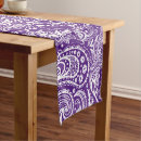 Search for purple table runners White