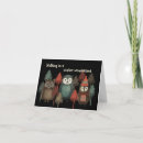 Search for forest animals christmas cards Bear