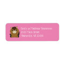 Search for pink horse return address labels Girl