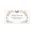 Search for wildflower return address labels Shower