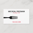 Search for forks business cards Catering