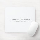 Search for lawyer mouse mats White