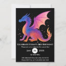 Search for winged dragon invitations For kids