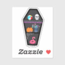 Search for spooky skulls stickers Pumpkin