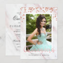 Search for modern quinceanera invitations Glitter