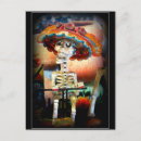 Search for sugar skull postcards Muertos