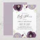 Search for purple and silver baby shower invitations Gender neutral