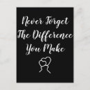 Search for making a difference postcards Appreciation