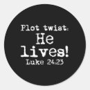 Search for he lives stickers Cross