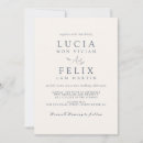 Search for steel blue wedding invitations Minimalist