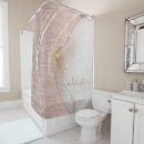 Search for glitter shower curtains Metallic bronze foil