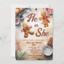Search for gingerbread gender reveal Festive