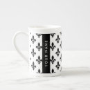 Search for black fleur de lis mugs Royal