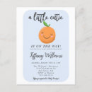 Search for little cutie baby boy shower invitations Clementine