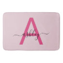 Search for hot pink bath mats Cute