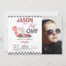Search for cars 1st birthday invitations Modern