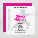 Search for taekwondo birthday invitations Martial arts