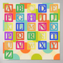 Search for block letter posters Alphabet