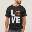 Search for kenya map tshirts Black