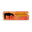 Search for show return address labels Horse