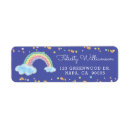 Search for raindrop return address labels Baby shower