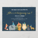 Search for blue elephant birthday invitations Wild one