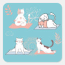 Search for yoga cat stickers Cute