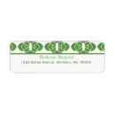 Search for art deco damask return address labels Elegant