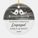Search for rustic wedding christmas tree decorations Couple