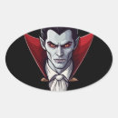 Search for vampire oval stickers Spooky