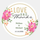 Search for love thanks stickers Botanical