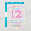 Search for peace love birthday invitations Pastel