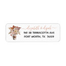 Search for address labels floral weddings Autumn