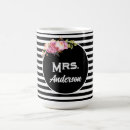Search for black and white flowers mugs Bride